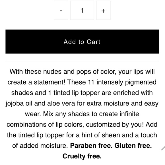 ISH Lip Statement Palette NEW & UNUSED - Picture 5 of 6